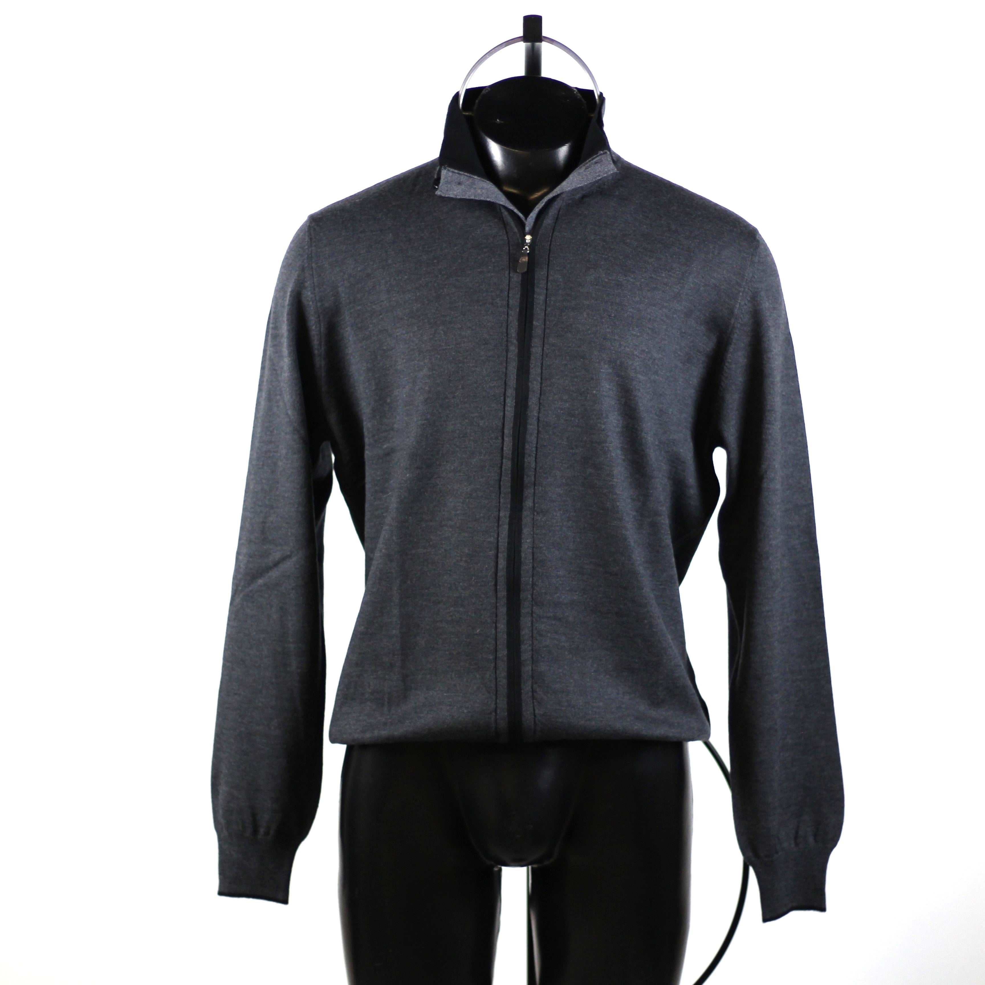 GRAN SASSO | MAGLIONE ZIP BOTTONI