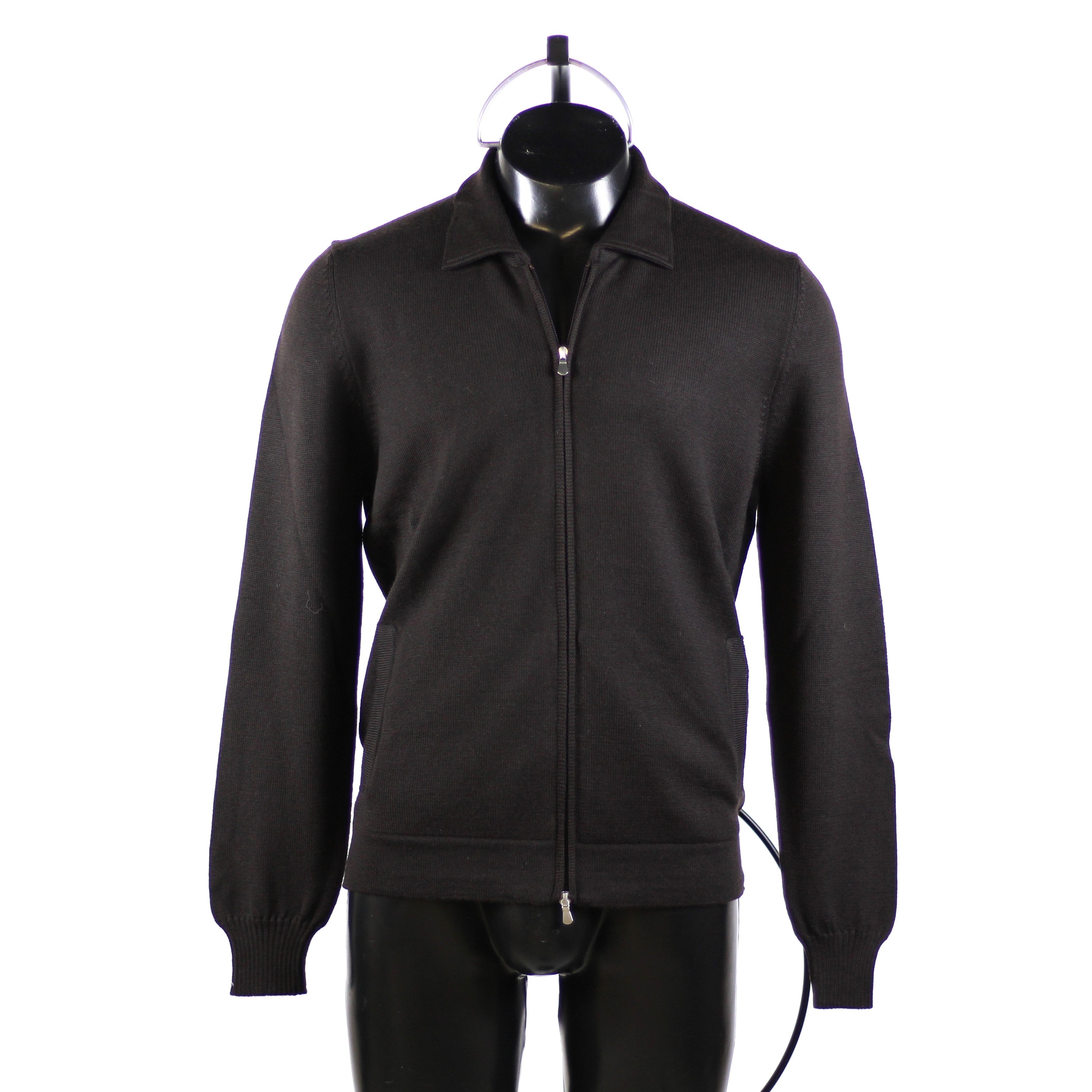 GRAN SASSO | MAGLIA CON COLLETTO ZIP