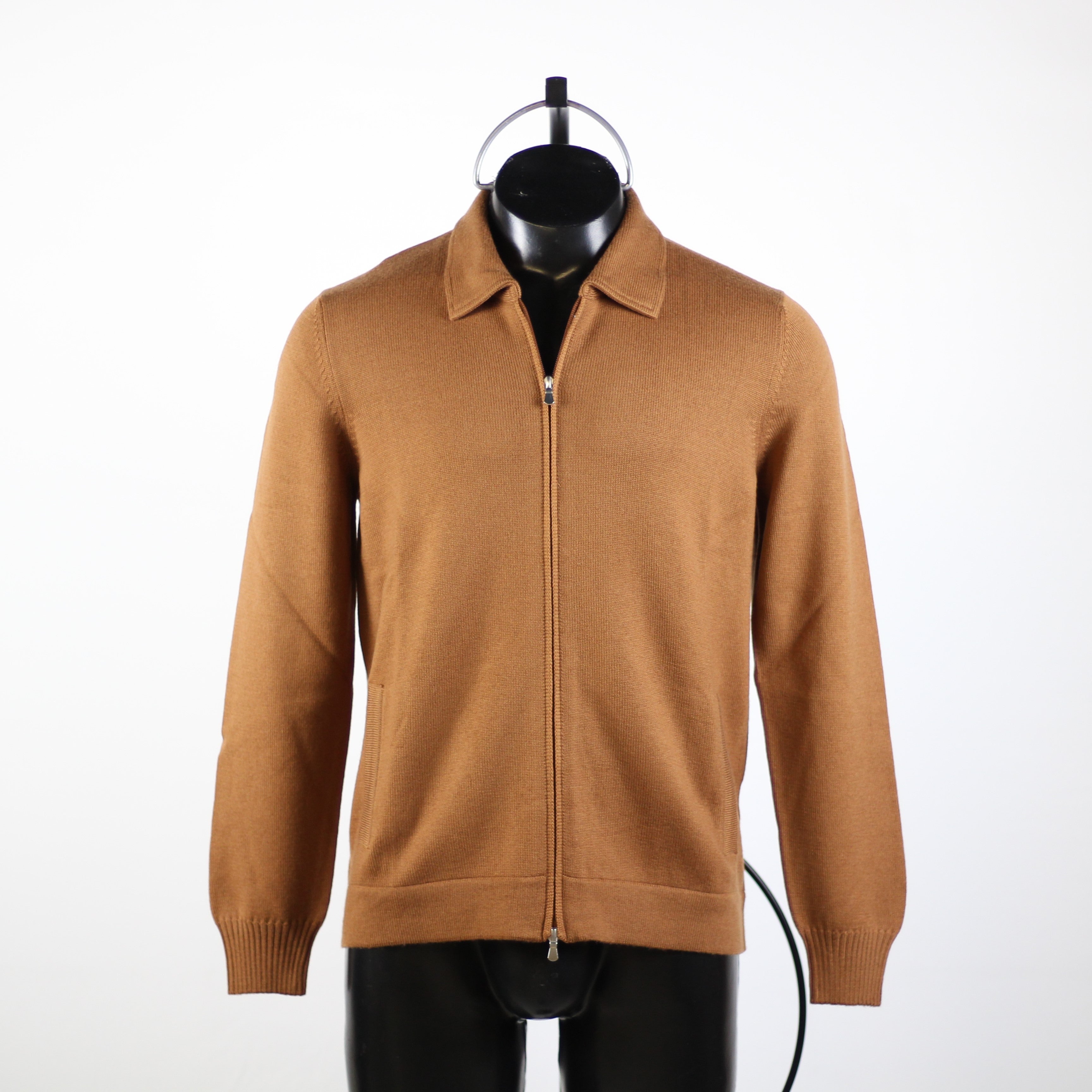 GRAN SASSO | MAGLIA CON COLLETTO ZIP